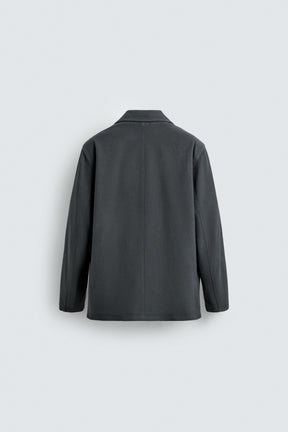 RELAXED FIT TEXTURED BLAZER - Image 7