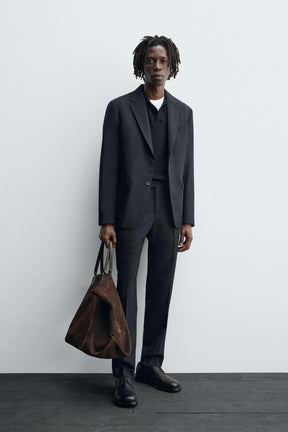 WOOL SUIT BLAZER - Image 1