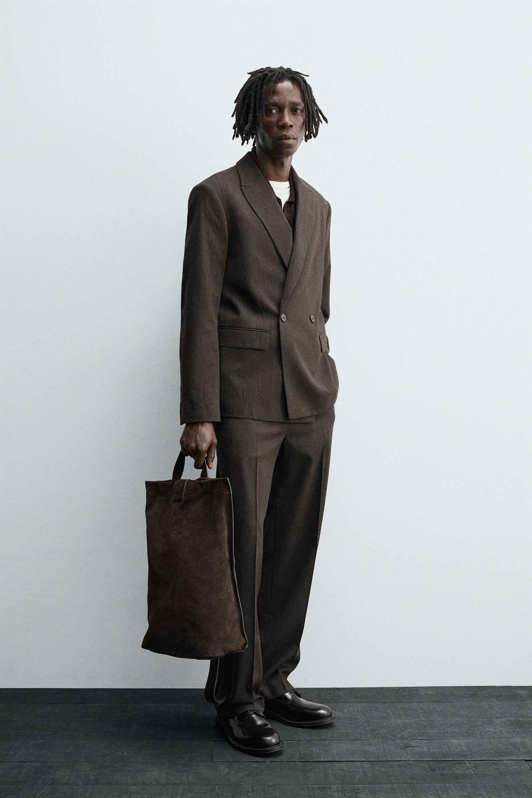 WOOL SUIT TROUSERS - Image 1