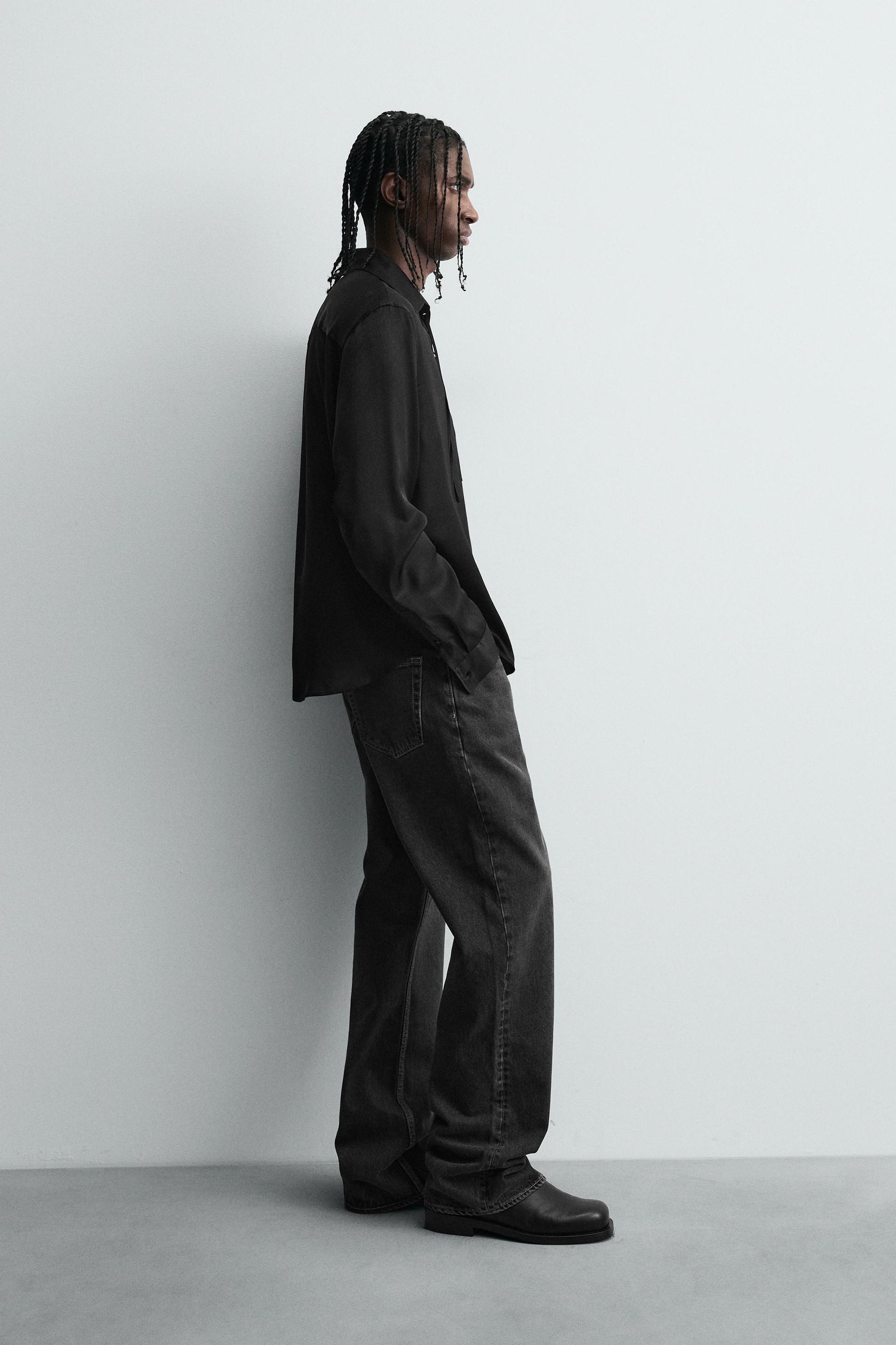 FLOWING POLO SHIRT WITH DRAWSTRING - Image 4