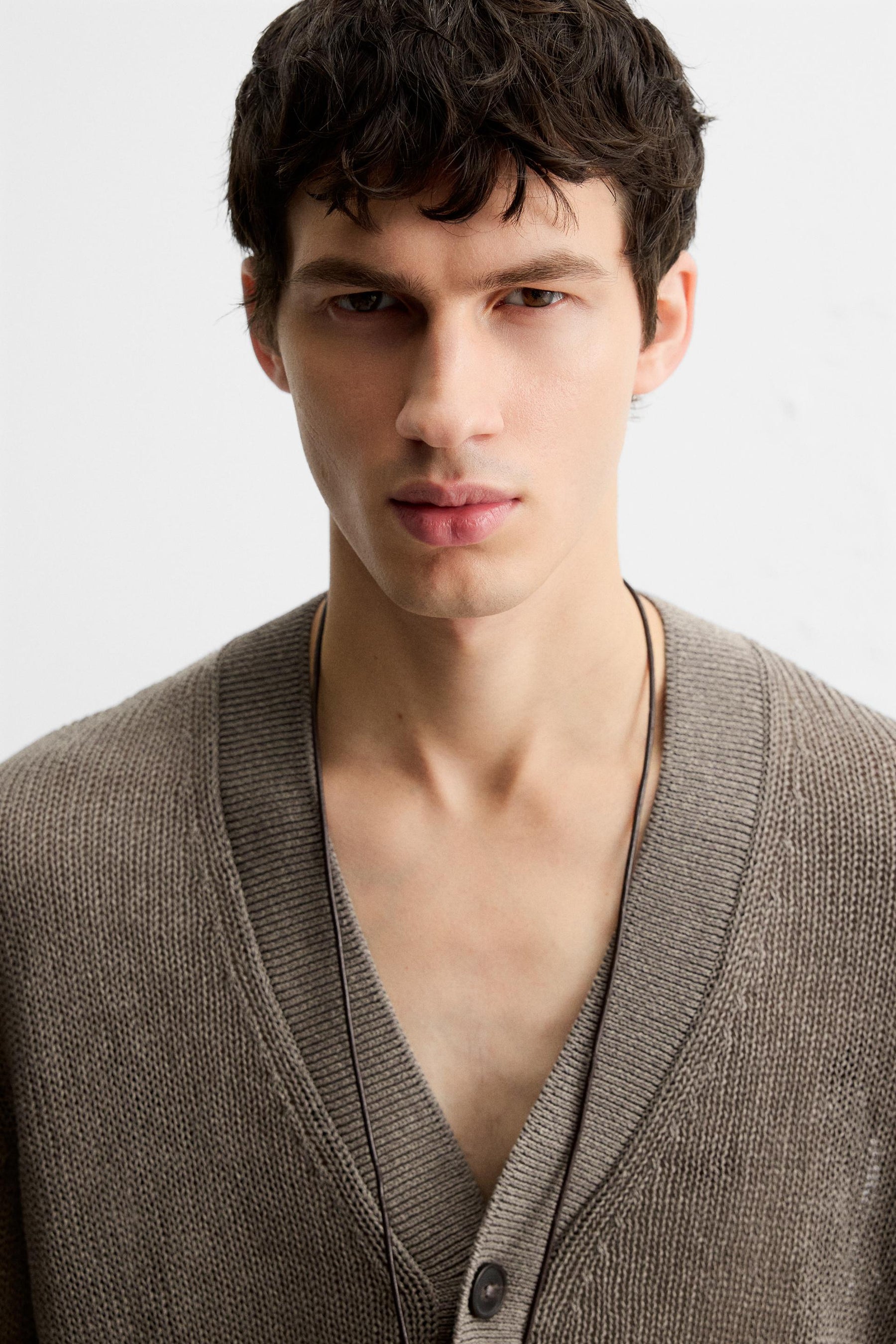 OPEN-KNIT TEXTURED CARDIGAN - Image 6