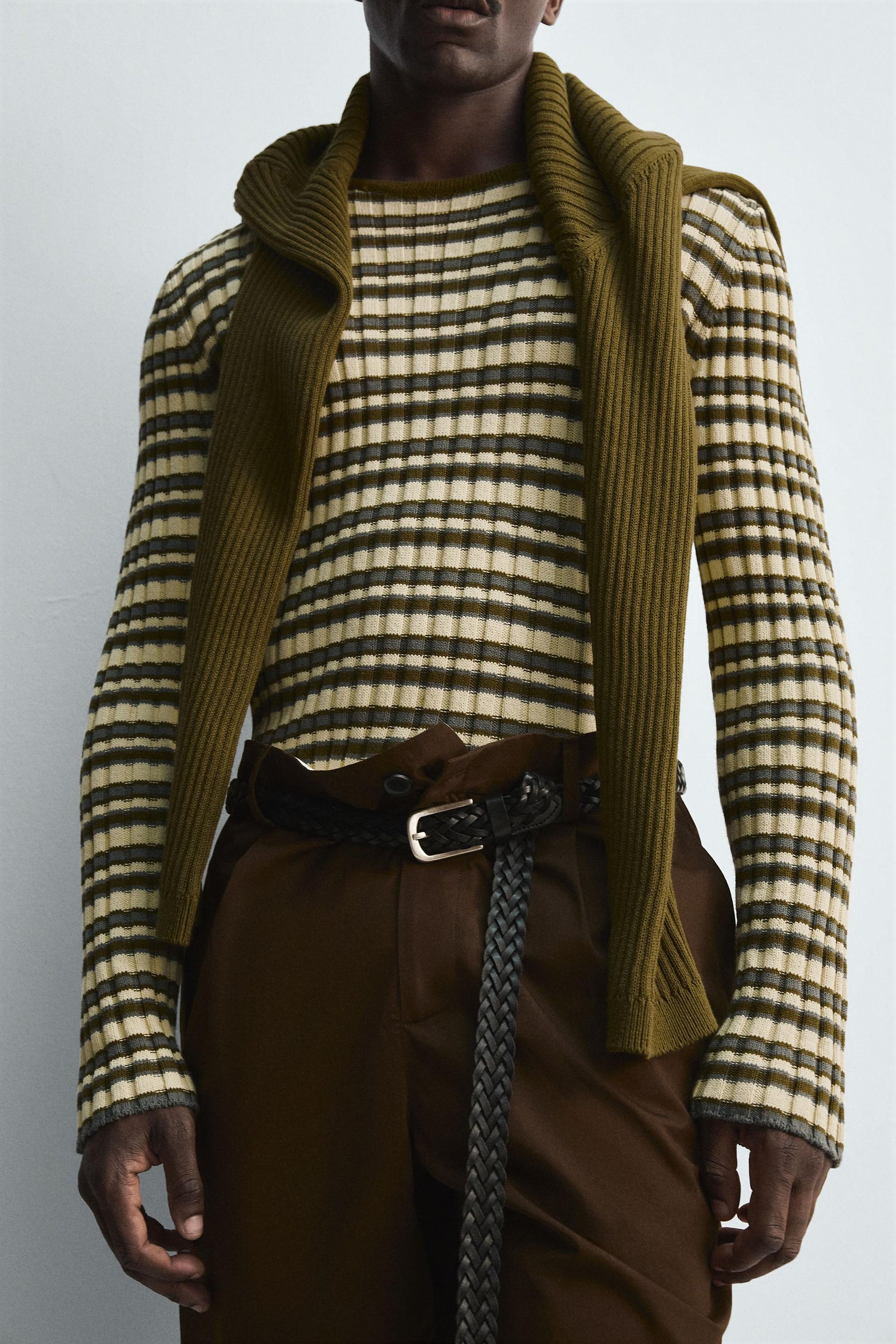 STRIPED JACQUARD JUMPER - Image 6