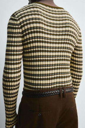 STRIPED JACQUARD JUMPER - Image 7
