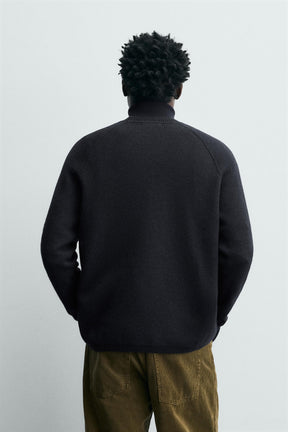 TEXTURED WOOL JUMPER - Image 3