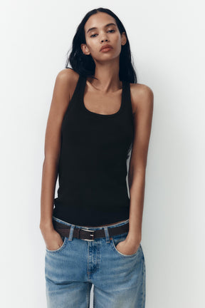 TRF-Jeans mit weitem Bein