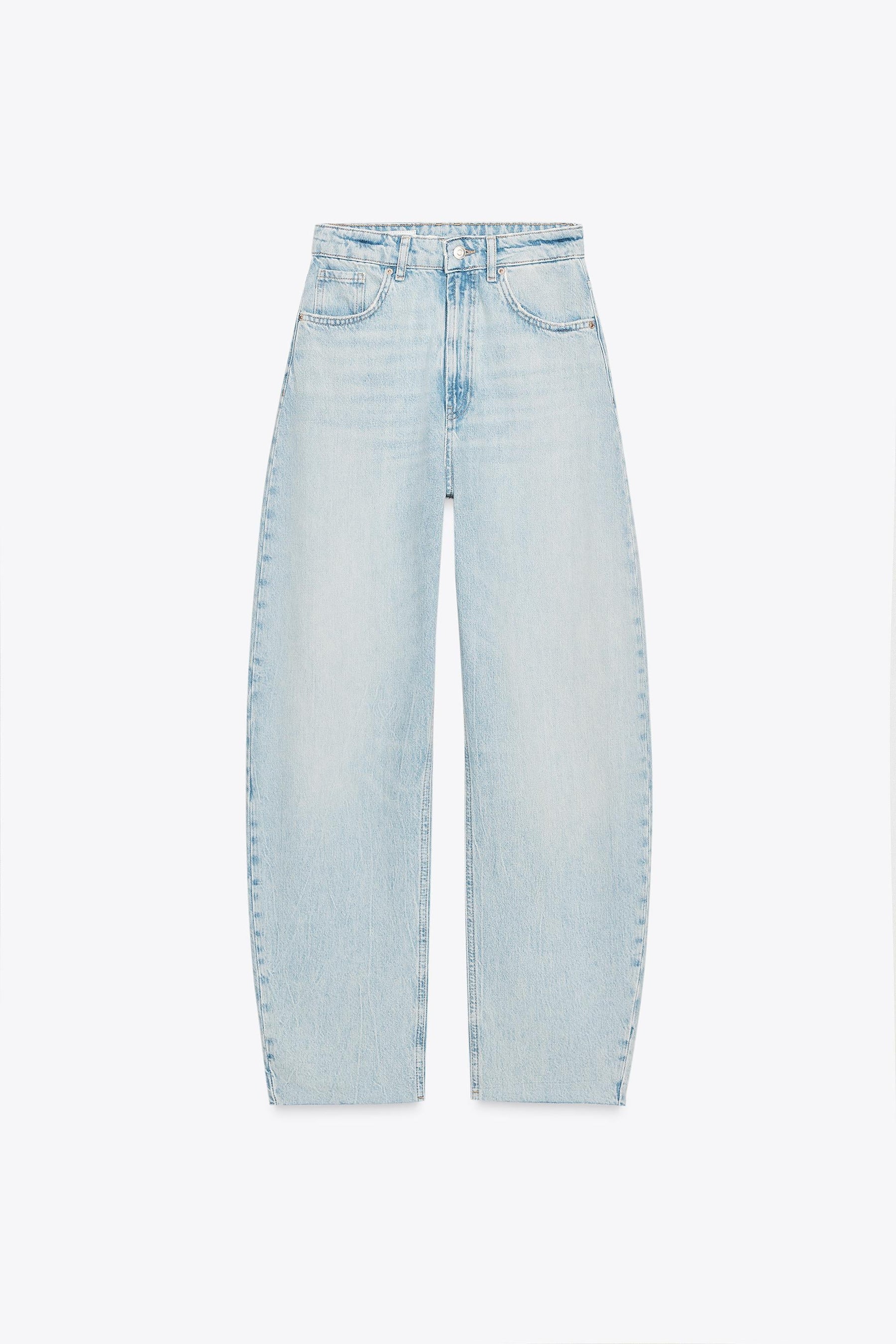 High-Waist Barrel Jeans