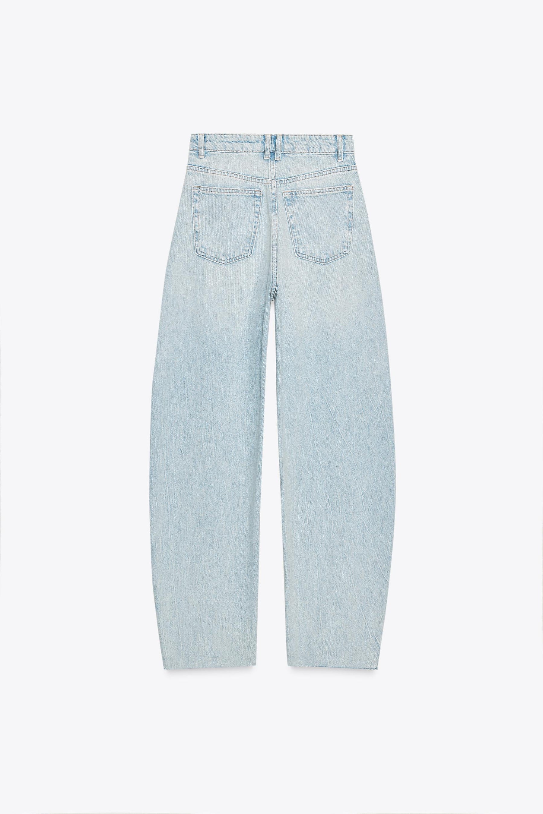 High-Waist Barrel Jeans