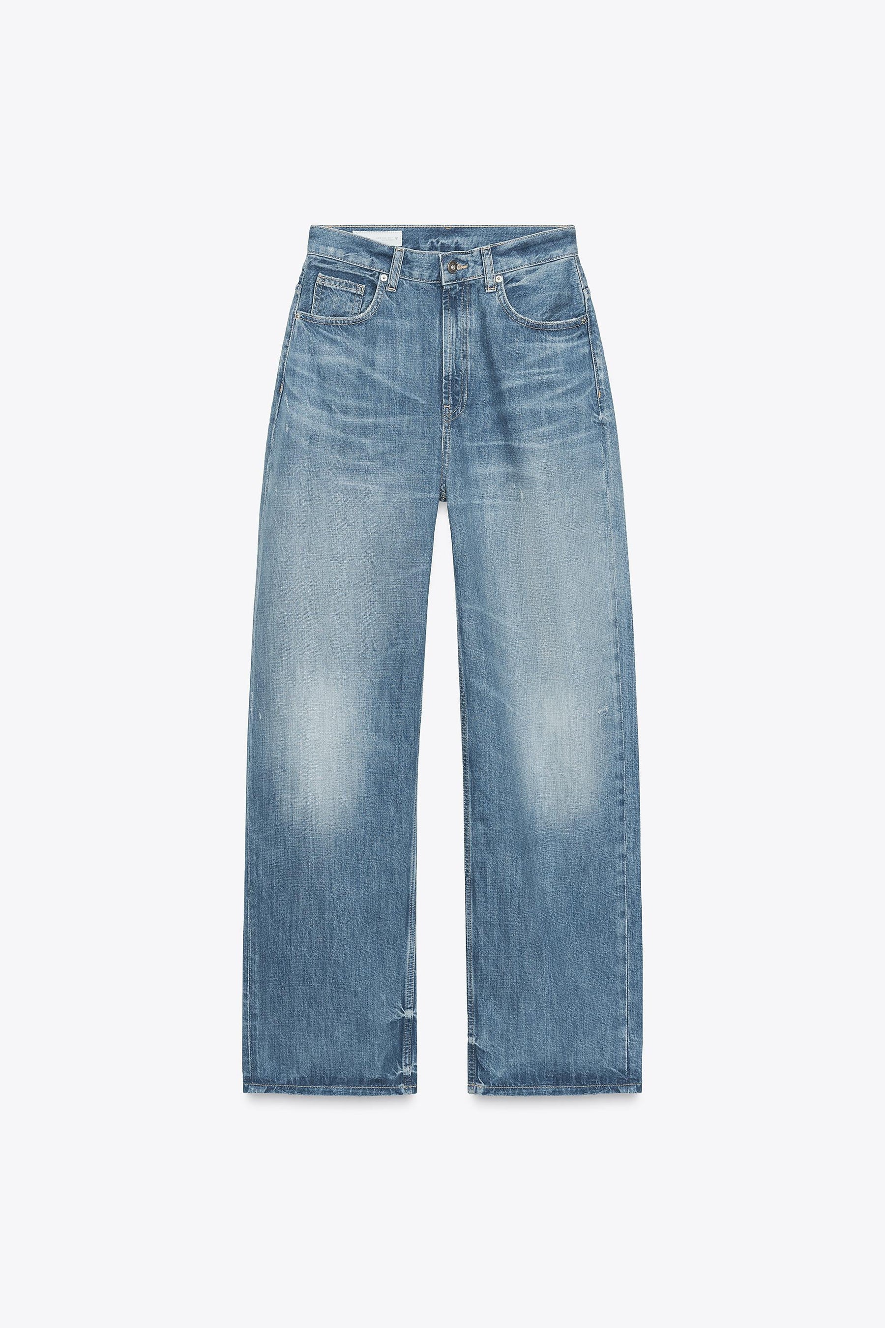 Straight Wide High-Waist Jeans