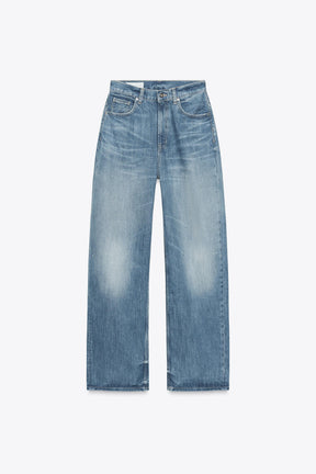 Straight Wide High-Waist Jeans