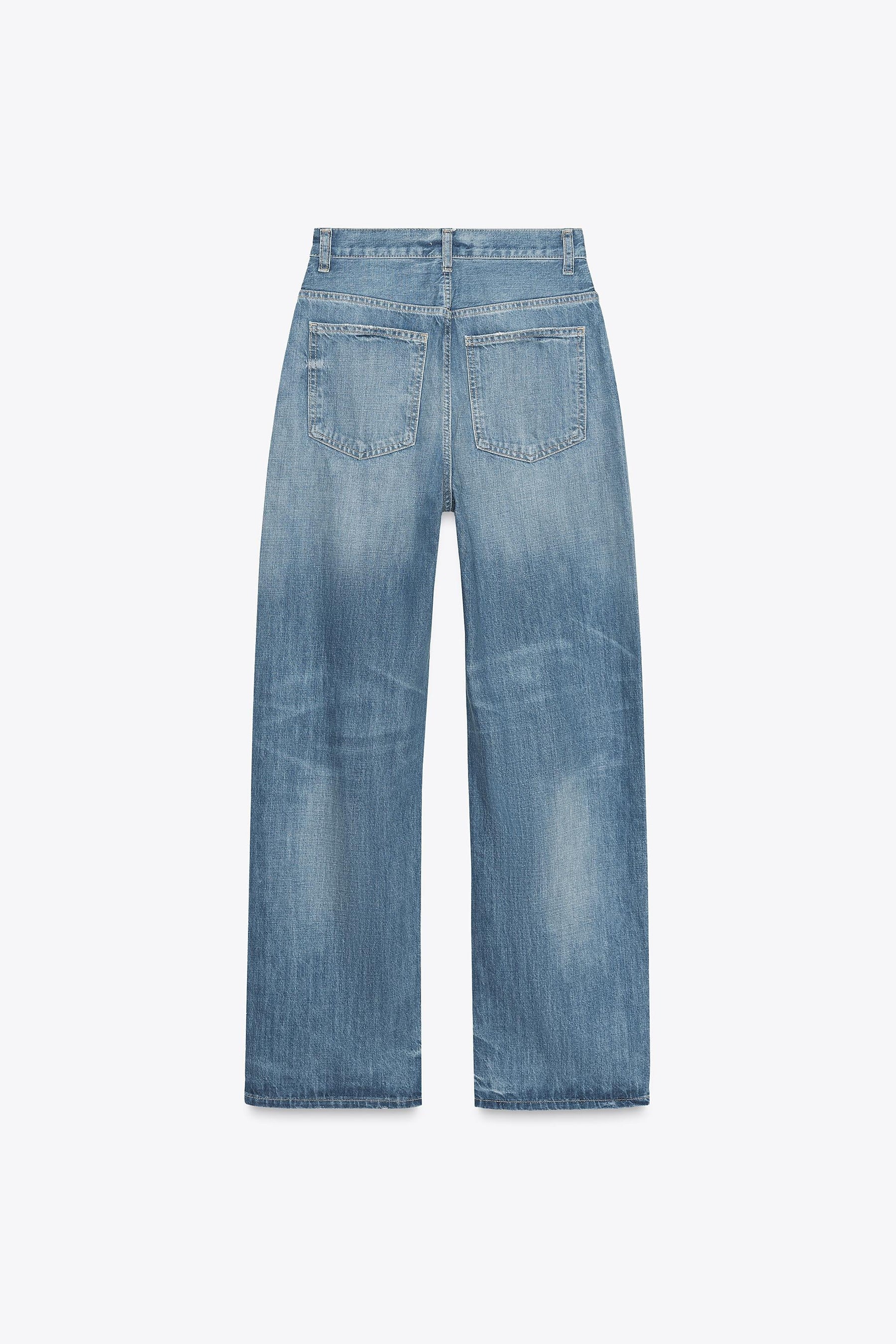 Straight Wide High-Waist Jeans