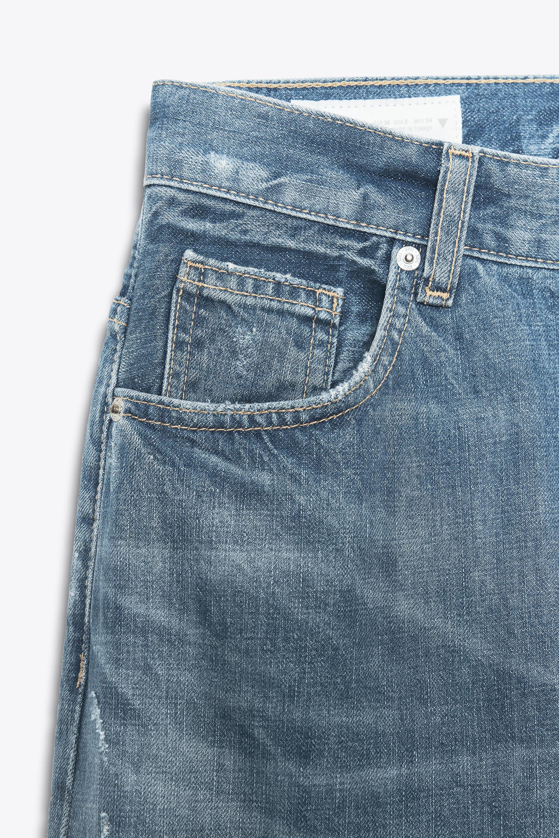 Straight Wide High-Waist Jeans