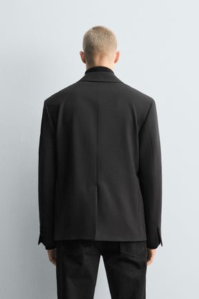 LIMITED EDITION WOOL AND VISCOSE SUIT BLAZER - Image 3