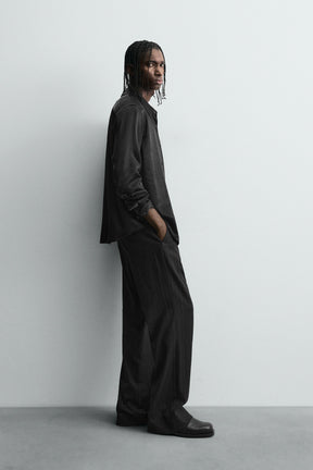 SATIN RELAXED FIT SHIRT - Image 4