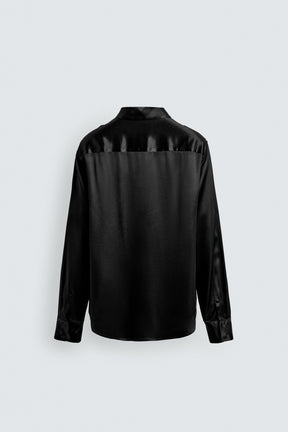 SATIN RELAXED FIT SHIRT - Image 9