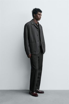 WOOL OVERSHIRT WITH POCKETS - Image 4