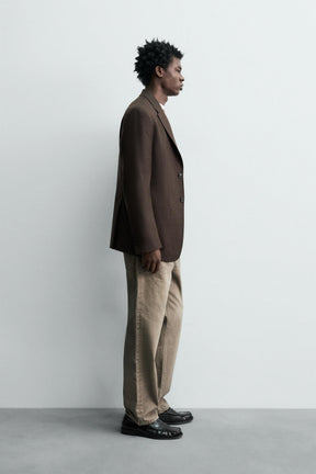 WOOL FLANNEL BLAZER - Image 4