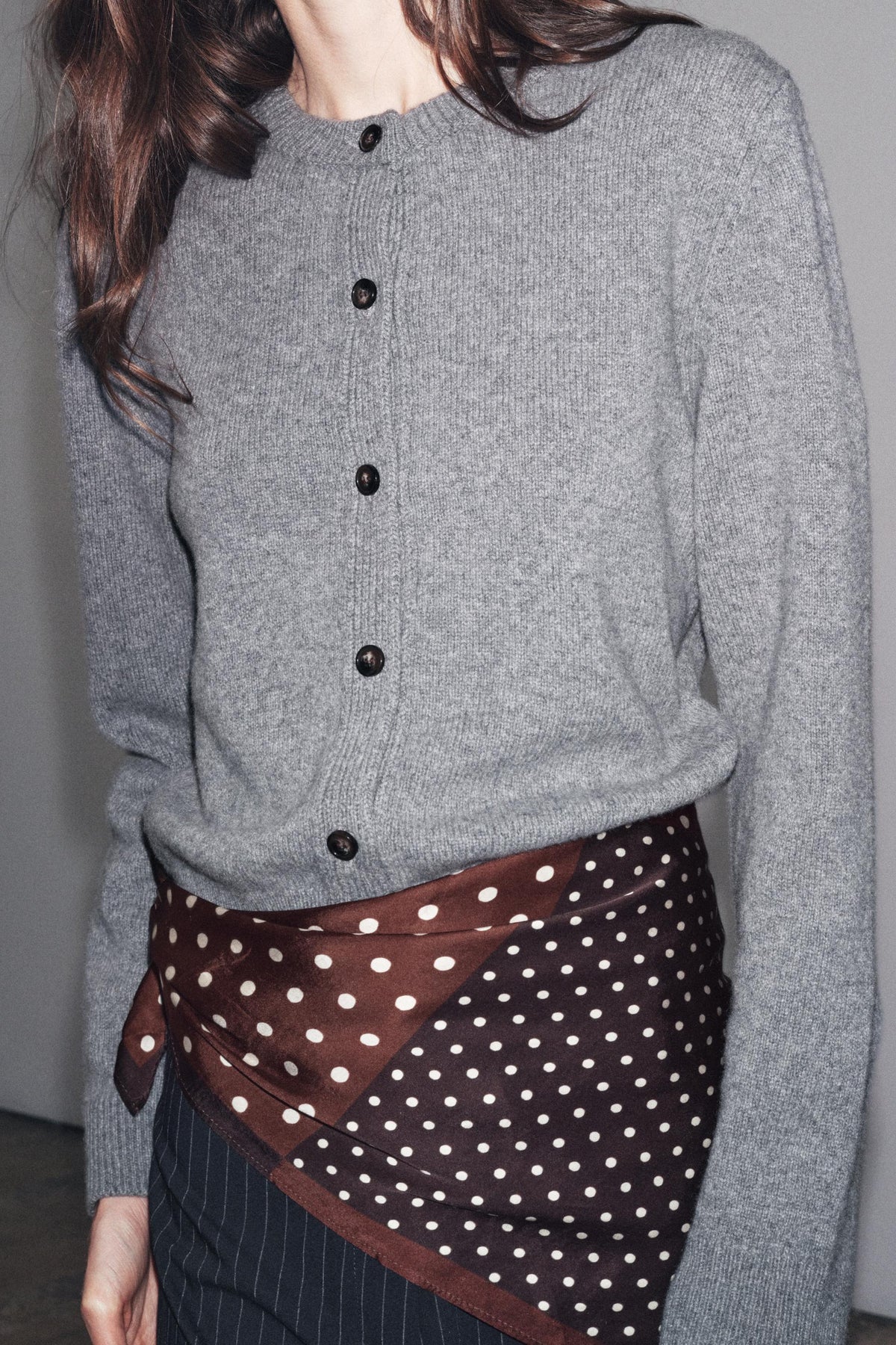 Cashmere Wool Long Cardigan