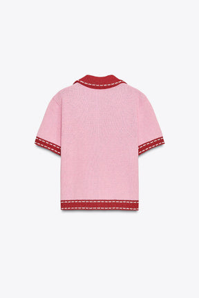 Strickjacke mit Ärmeln