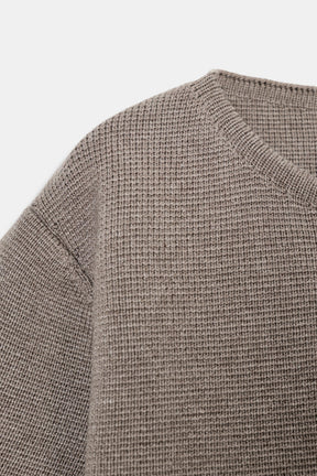 Strickjacke mit bezogenem