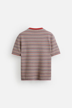 STRIPED KNIT T-SHIRT - Image 7