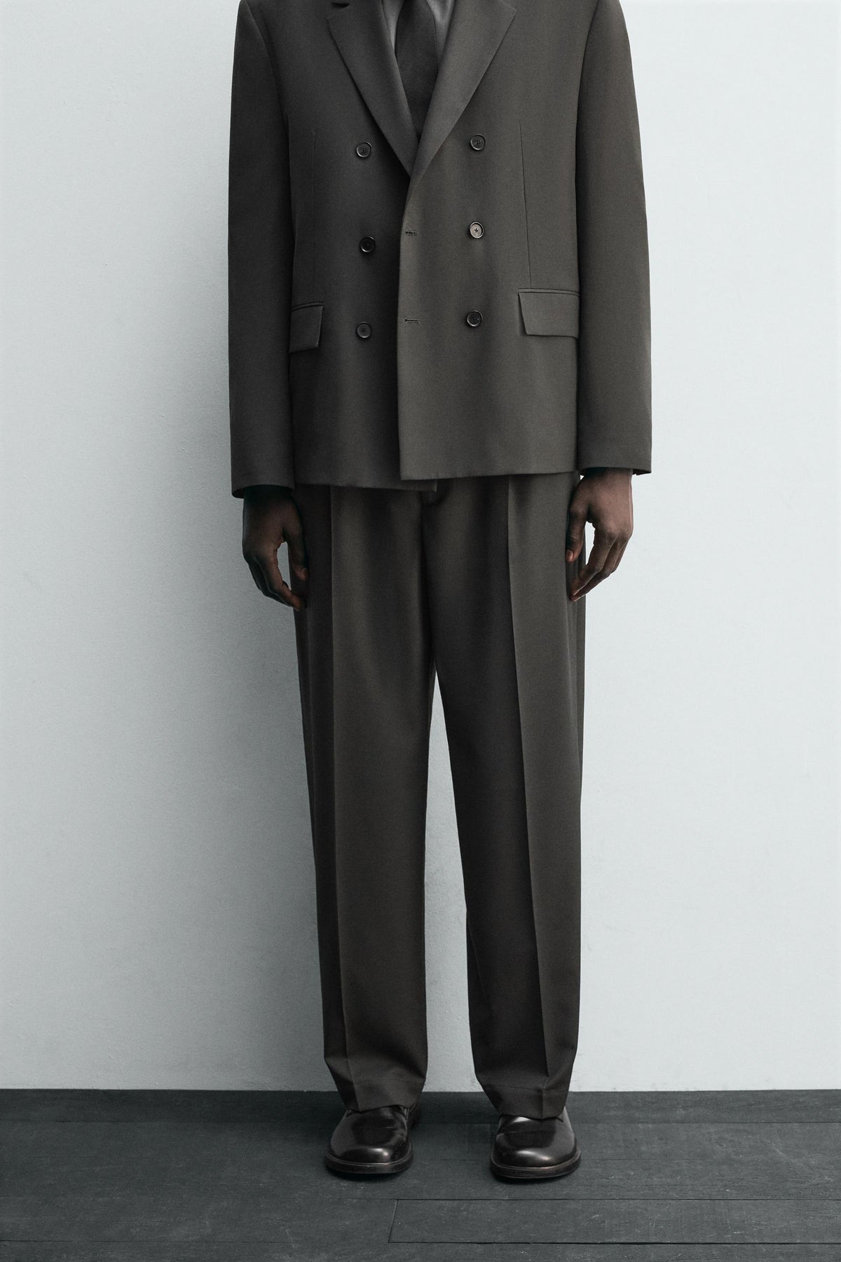 WOOL BLEND SUIT TROUSERS - Image 2