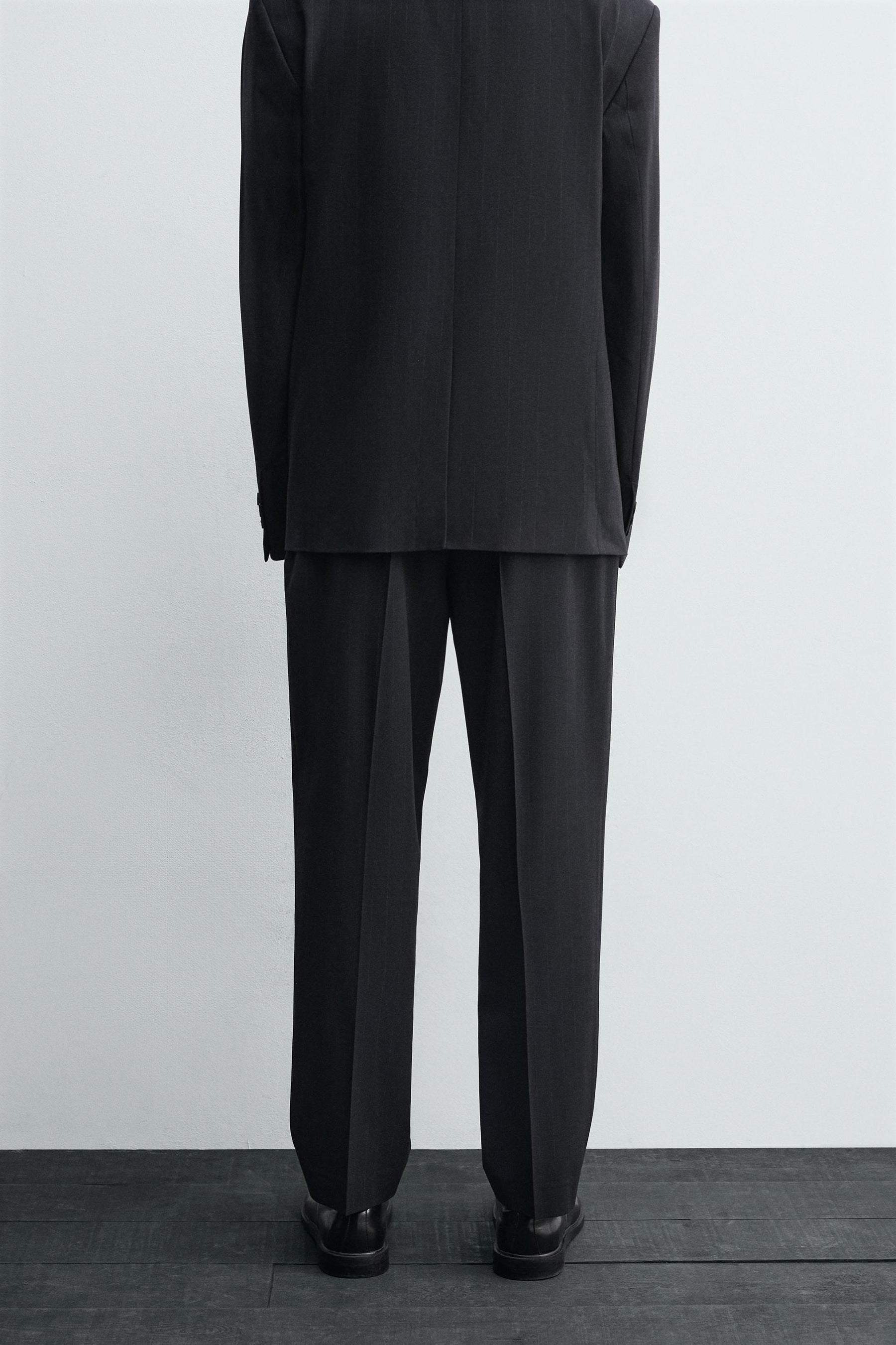 PINSTRIPED SUIT TROUSERS - Image 3