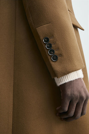WOOL BLEND STRUCTURED COAT - Image 5