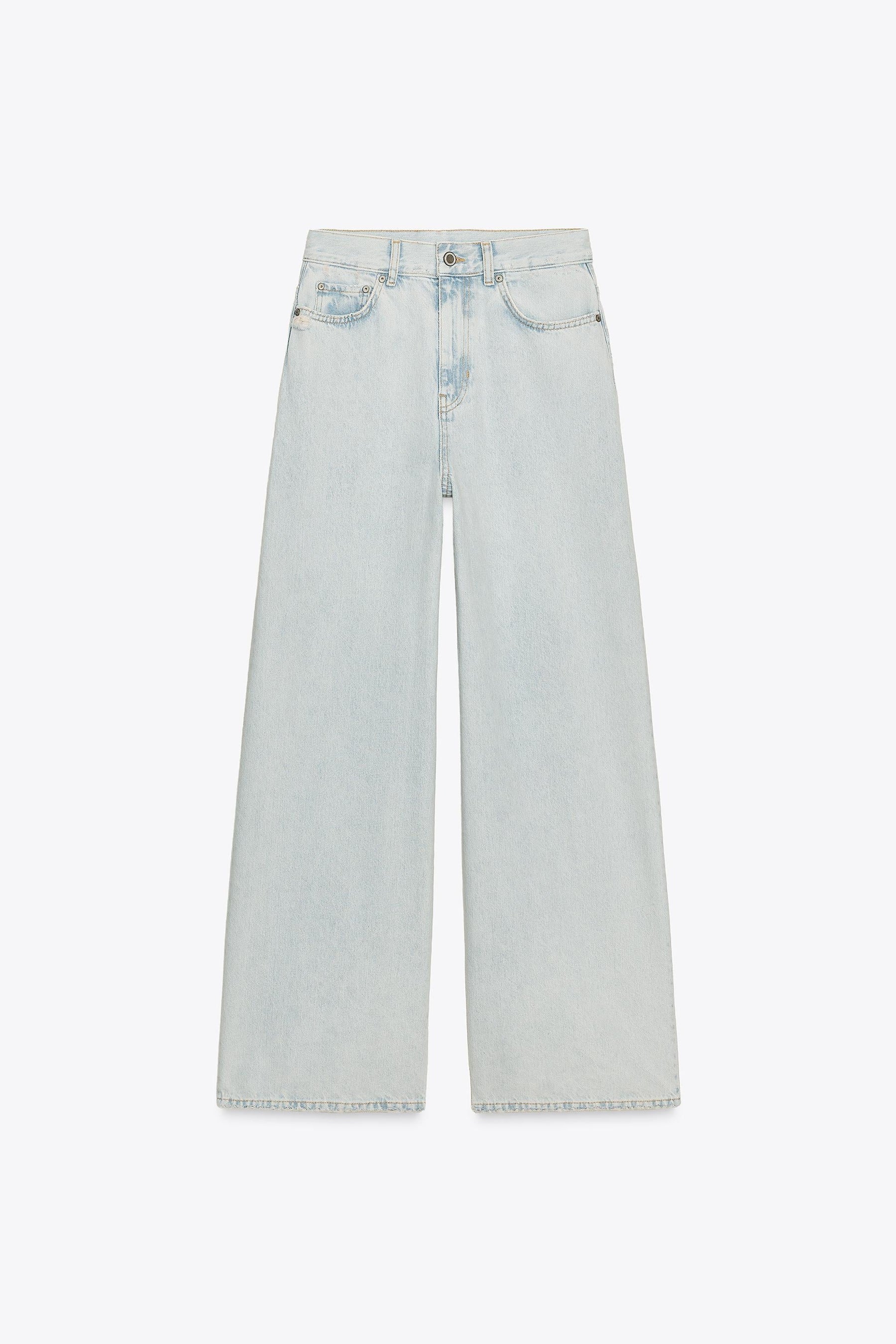 High-Waist Palazzo Jeans