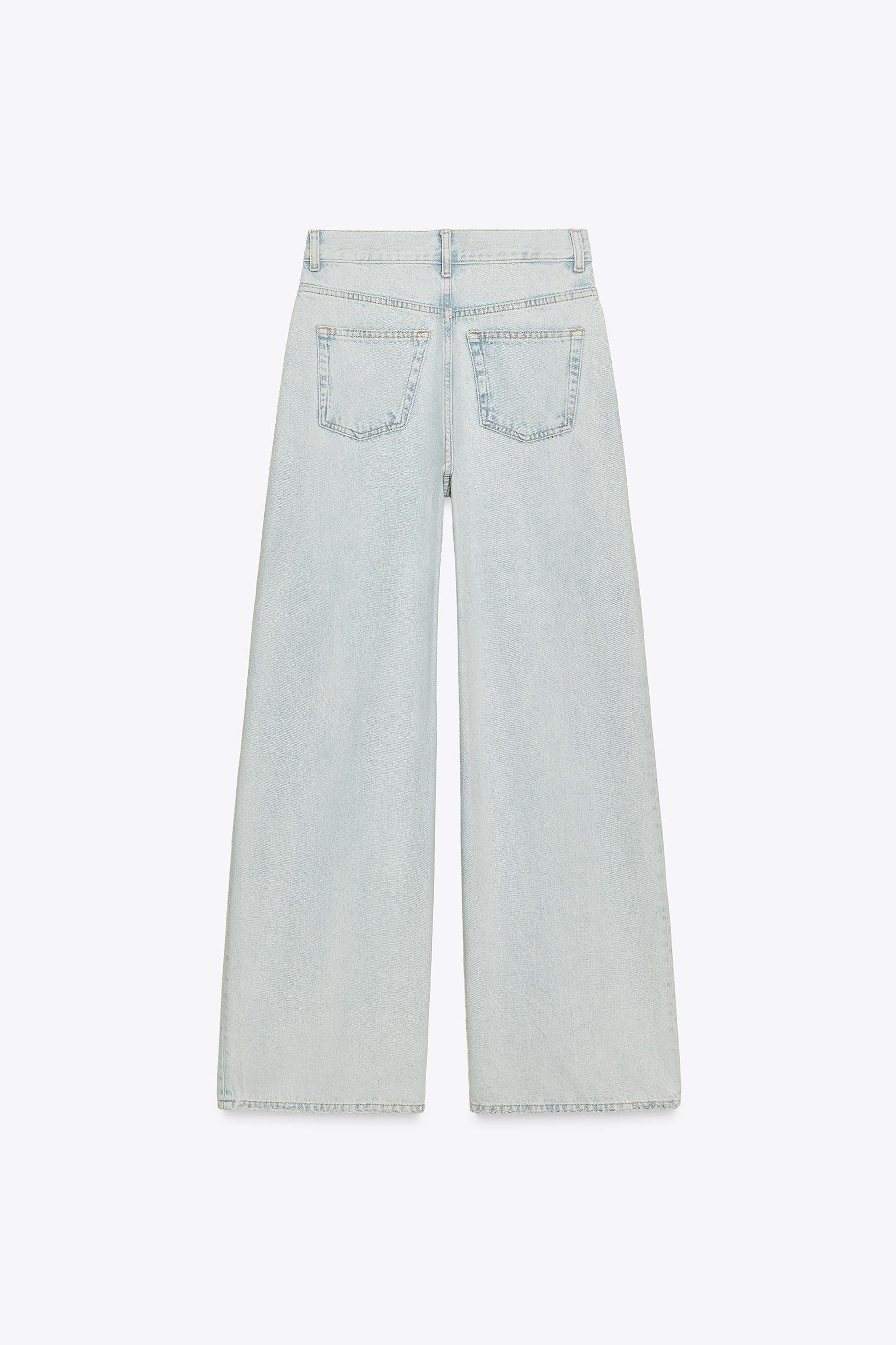 High-Waist Palazzo Jeans