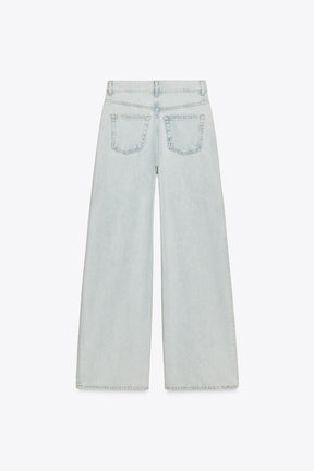 High-Waist Palazzo Jeans