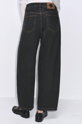 Ankle Balloon Mid-Waist Jeans