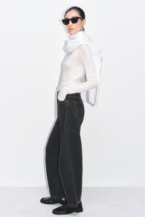 Ankle Balloon Mid-Waist Jeans