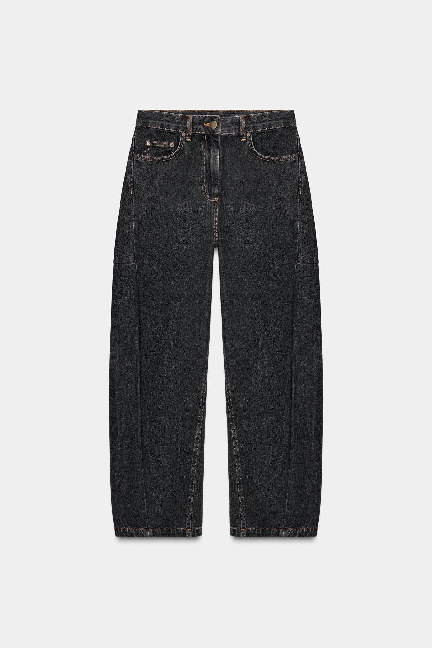 Ankle Balloon Mid-Waist Jeans