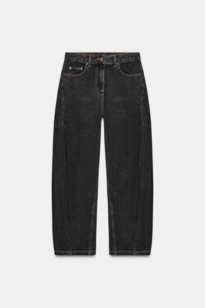 Ankle Balloon Mid-Waist Jeans