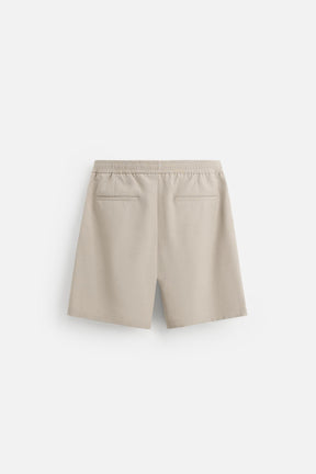 TEXTURED REGULAR FIT BERMUDA SHORTS - Image 7