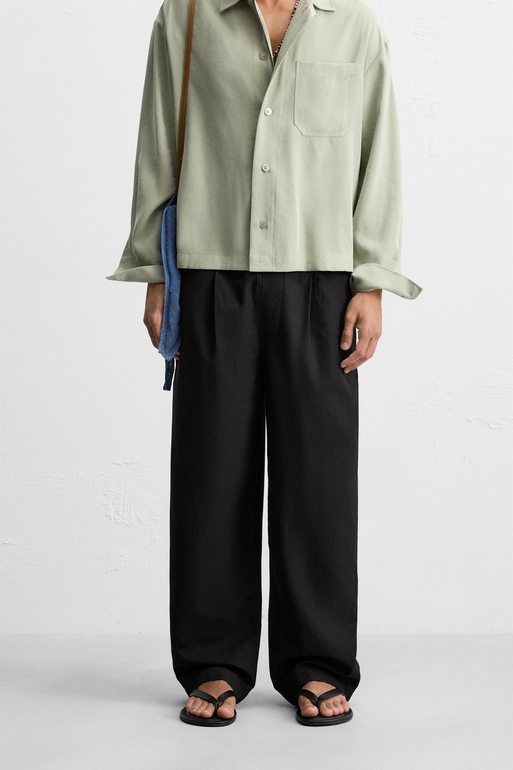 REGULAR FIT JOGGER WAIST TROUSERS - Image 2