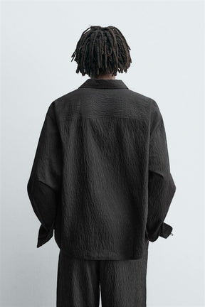 STRIPED FLOWING SHIRT - Image 3