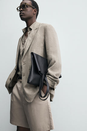 RELAXED FIT PLEATED BERMUDA SHORTS - Image 6