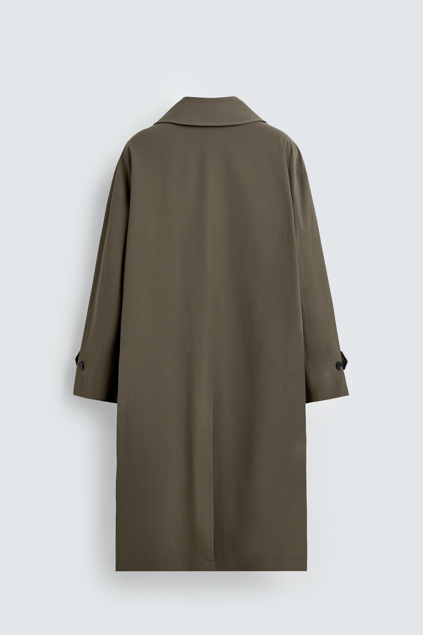 OVERSIZE FLOWING TRENCH COAT - Image 7