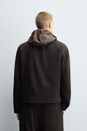 REGULAR FIT ZIP-UP OVERSHIRT - Image 3