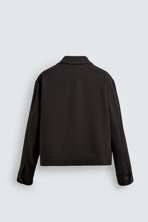 REGULAR FIT ZIP-UP OVERSHIRT - Image 6