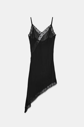 Asymmetrisches Trägerkleid