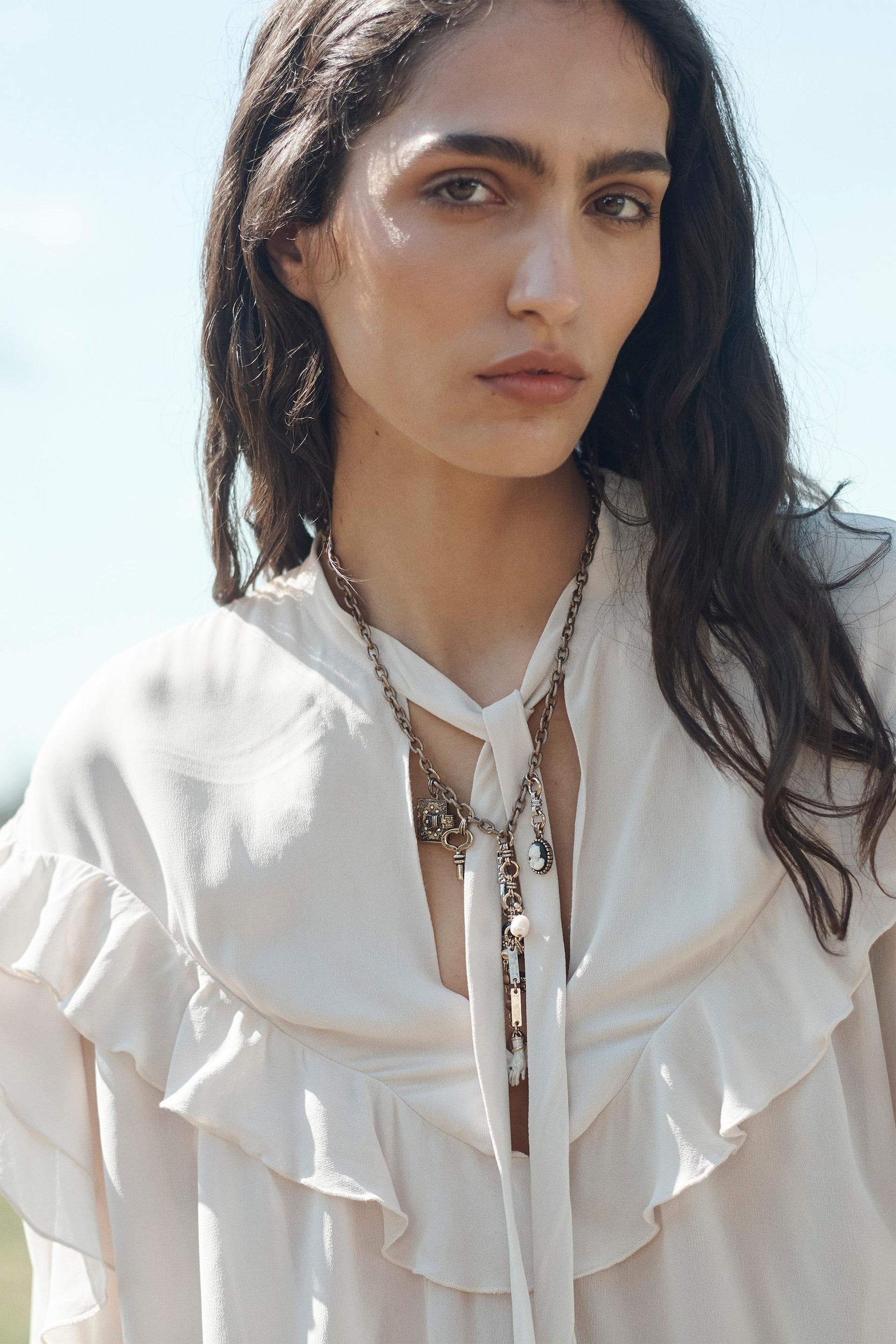 Ruffled Bow Blouse Limited