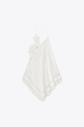 Floral Asymmetric Fashion Top