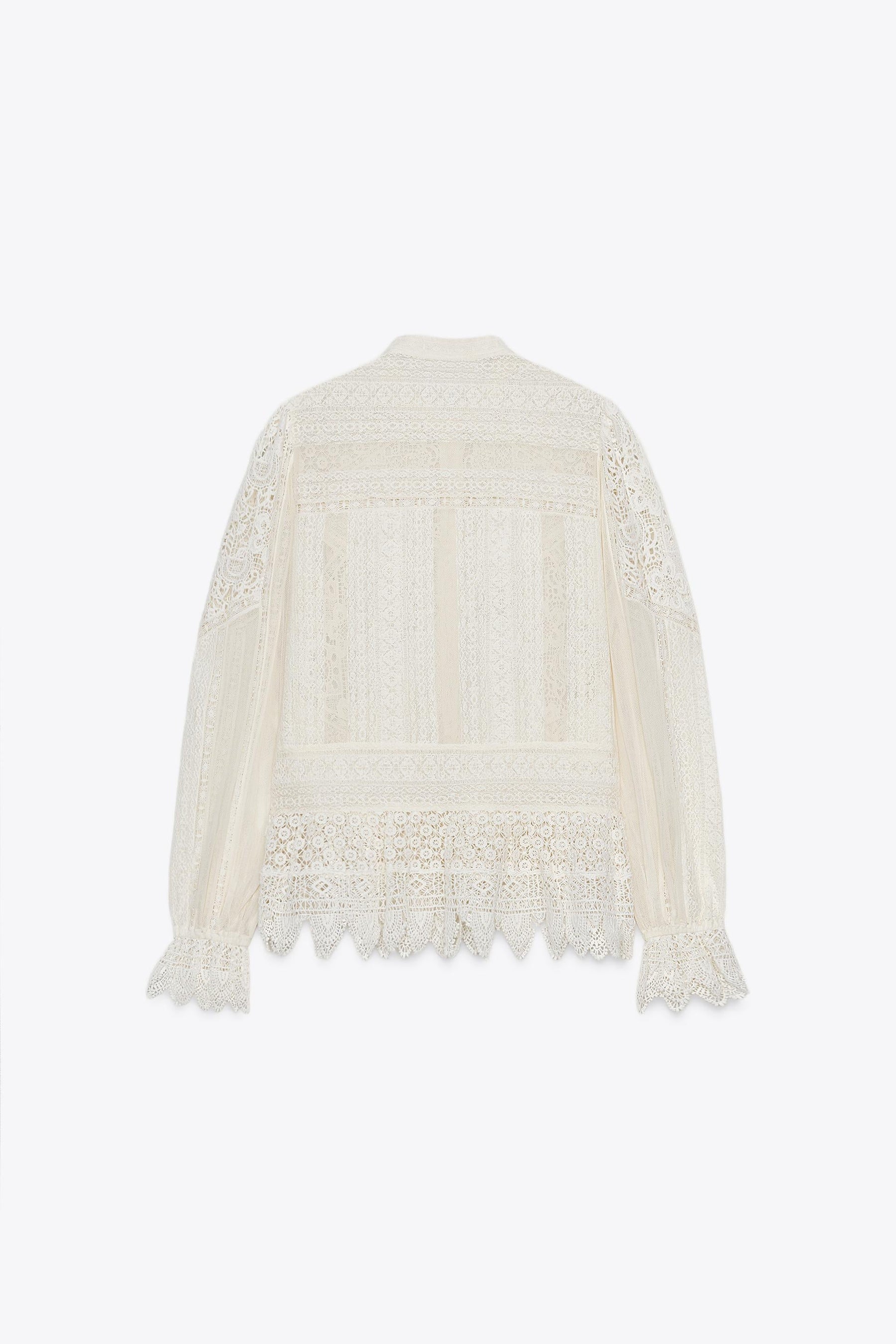 Embroidered Lace Blouse