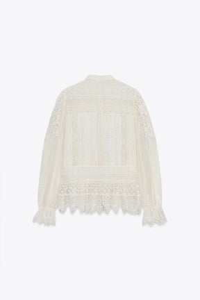 Embroidered Lace Blouse