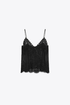 Spitzen-Camisole-Top