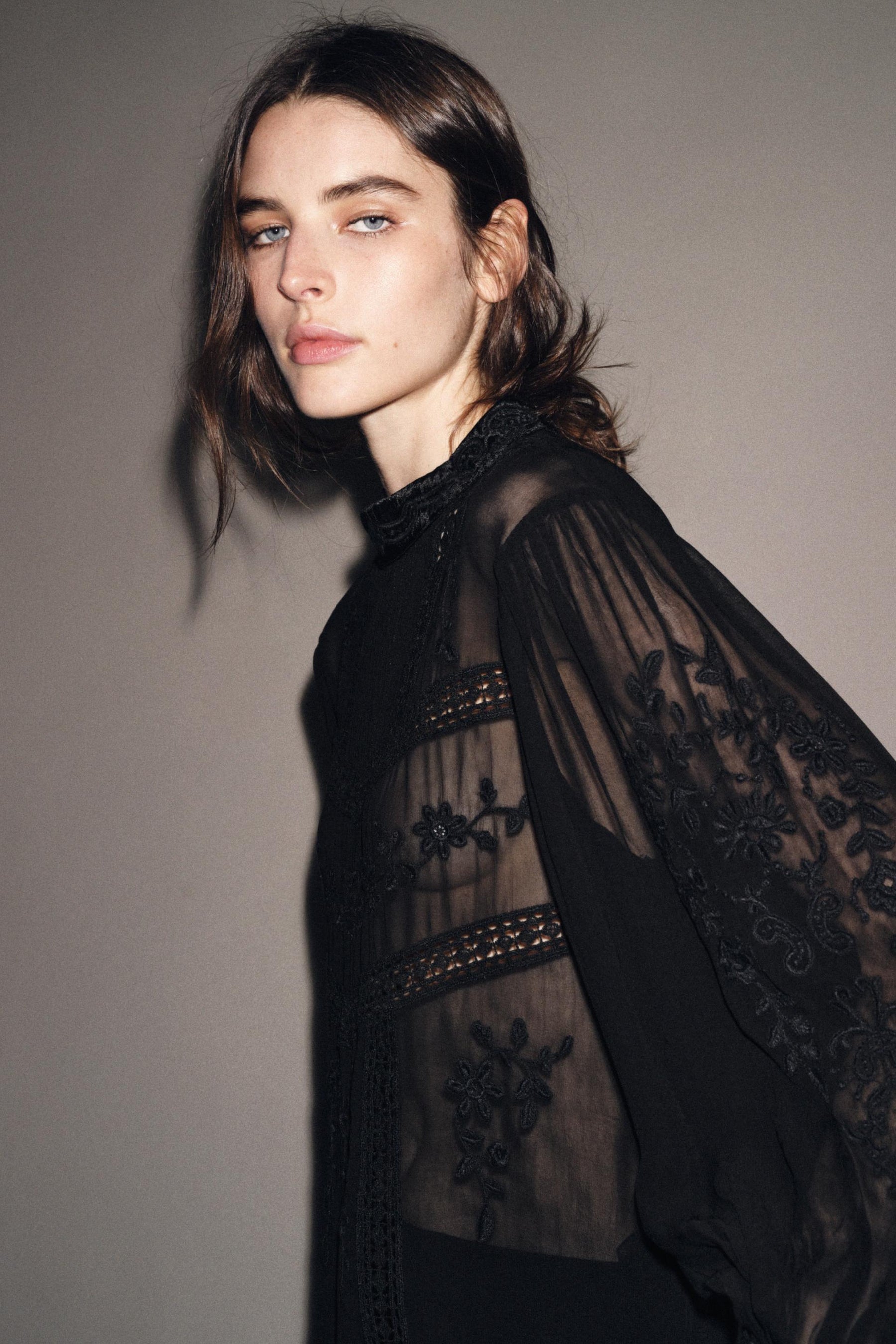 Velvet Lace Blouse