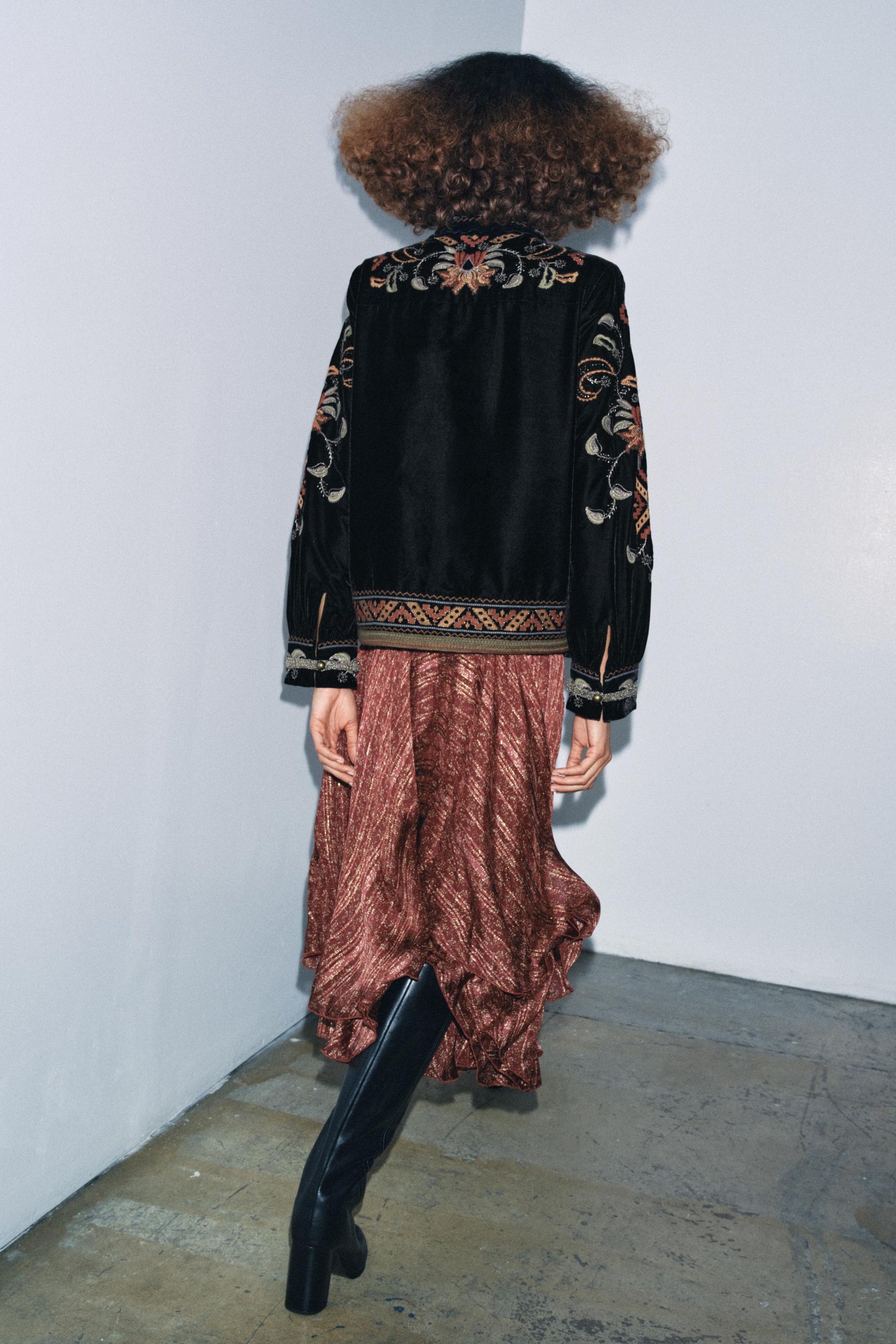 Printed Long Skirt