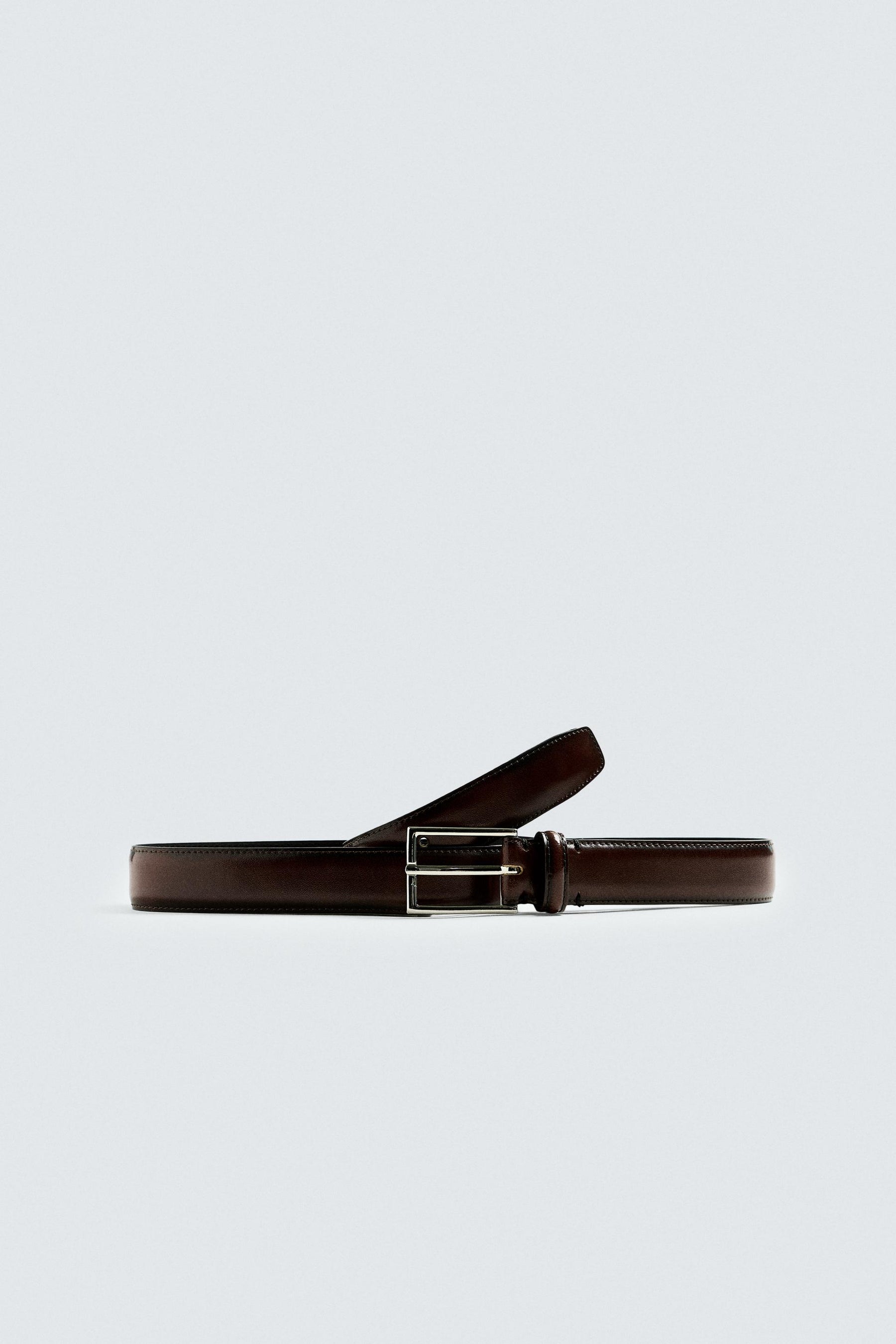 LEATHER TOPSTITCH BELT - Image 3
